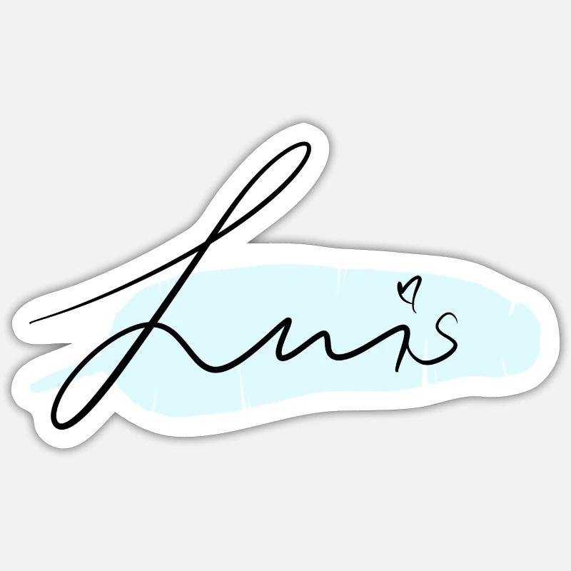 Luis Sticker taille S (10 x 10 cm)