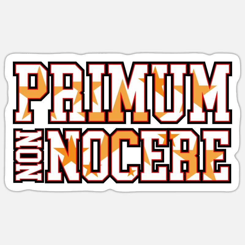 FIRST DO NO HARM | PRIMUM NON NOCERE Sticker size S (10 x 10 cm)