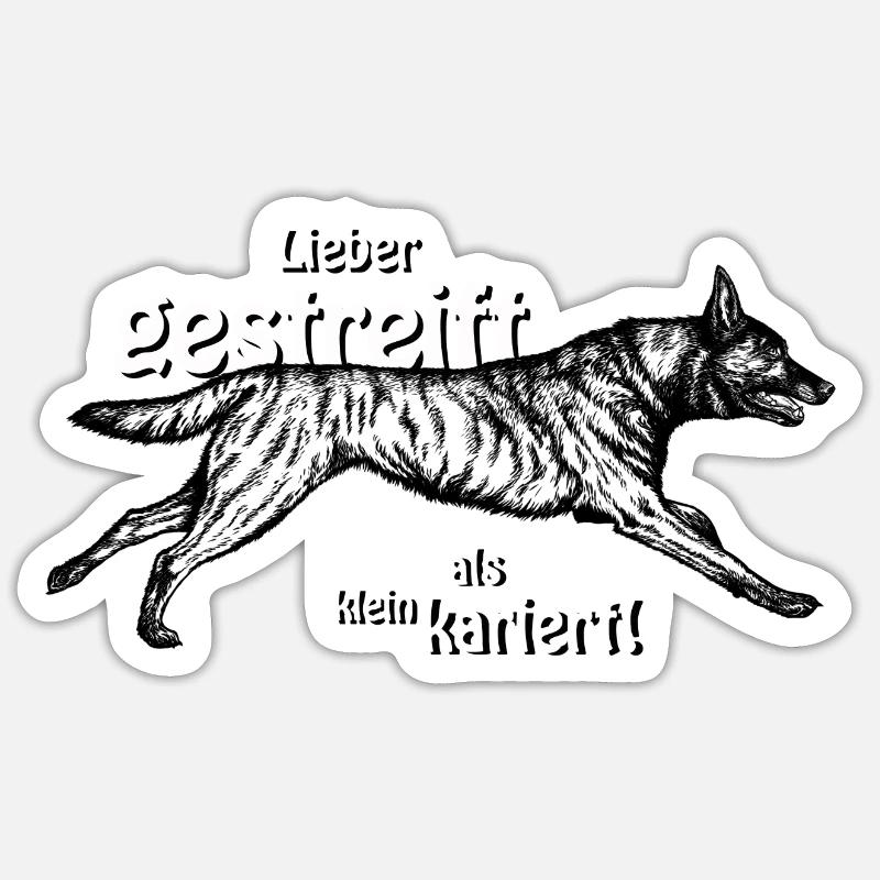 Mieux rayé que mesquin - 3 Sticker taille S (10 x 10 cm)
