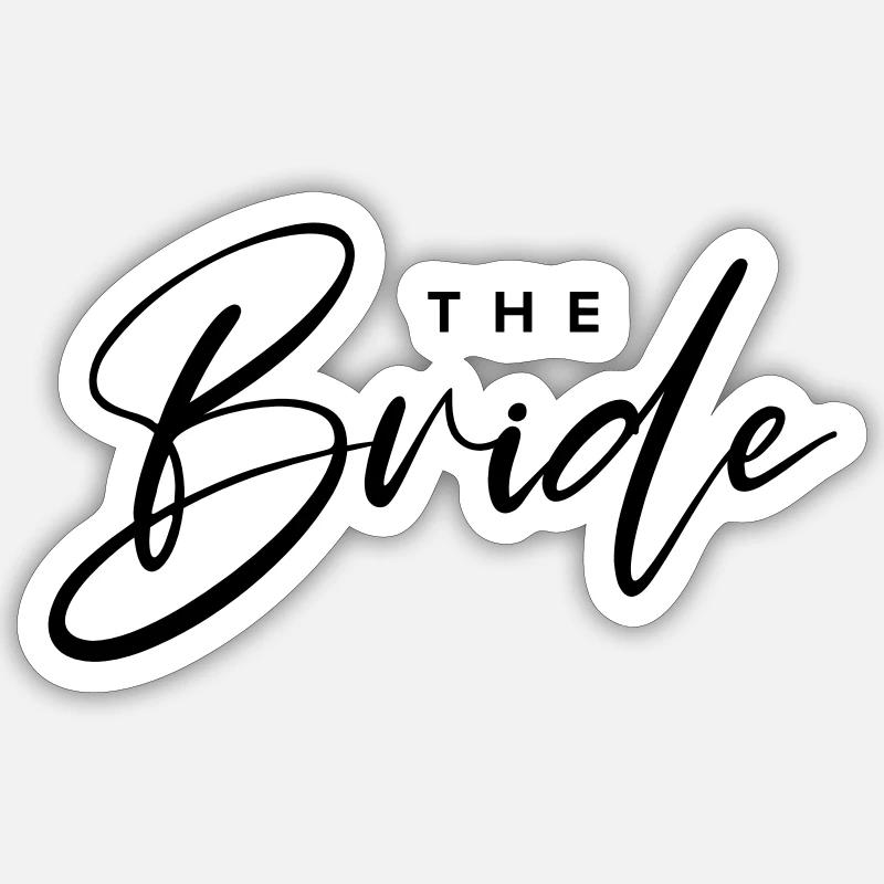 The Bride Sticker size S (10 x 10 cm)
