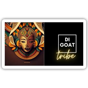 digoattribe - Sticker taille S (10 x 10 cm) - blanc mat - Devant