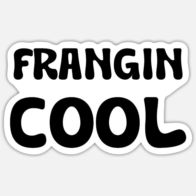 frangin cool Sticker taille S (10 x 10 cm)