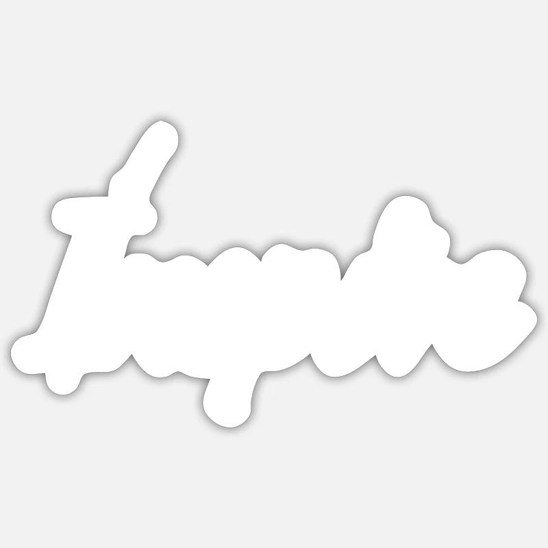 Inspirer - Sticker taille S (10 x 10 cm) - blanc mat