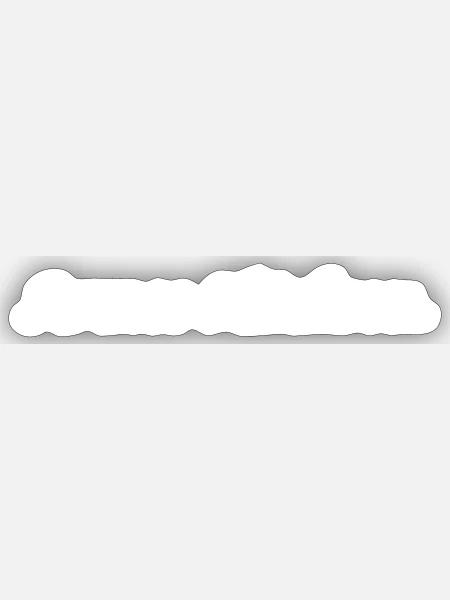 Armes Häschen. - Sticker Größe S (10 x 10 cm) - Mattweiß