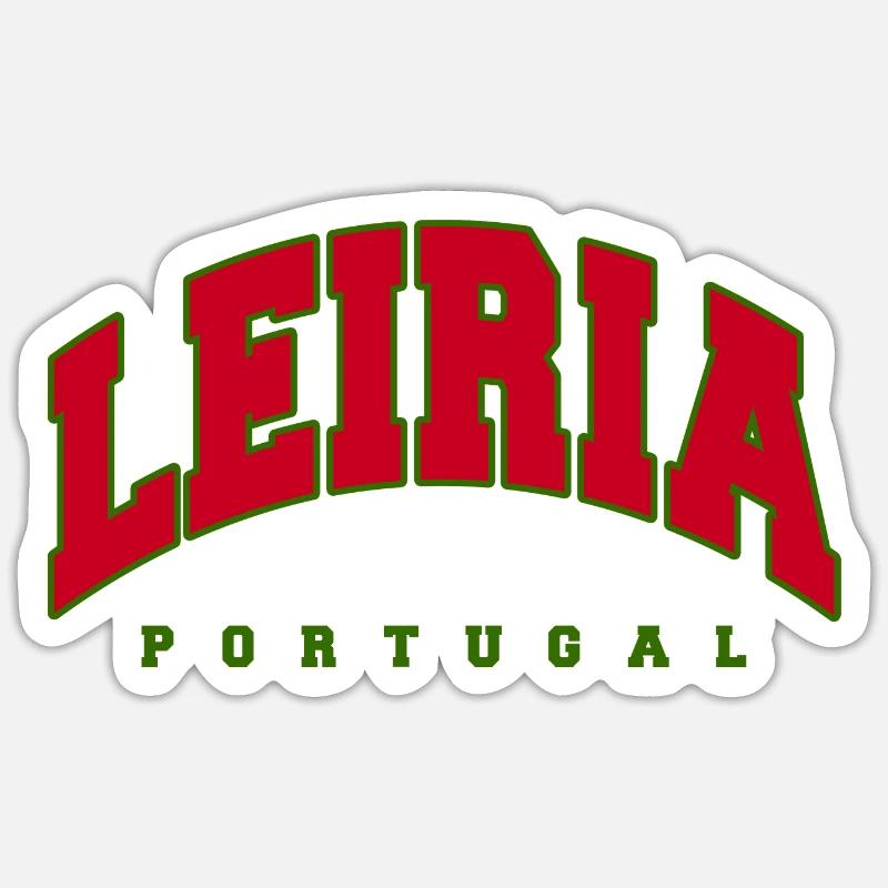 Leiria - Sticker taille S (10 x 10 cm) - blanc mat