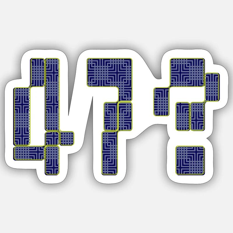 Element 5 / 47 - Sticker Größe S (10 x 10 cm) - Mattweiß