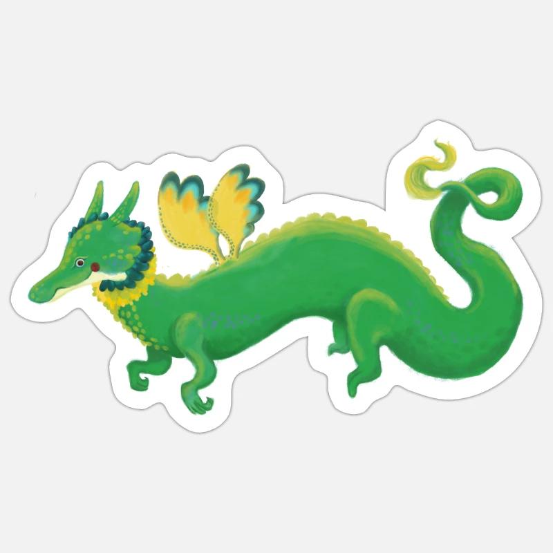 Drache Sticker Größe S (10 x 10 cm)