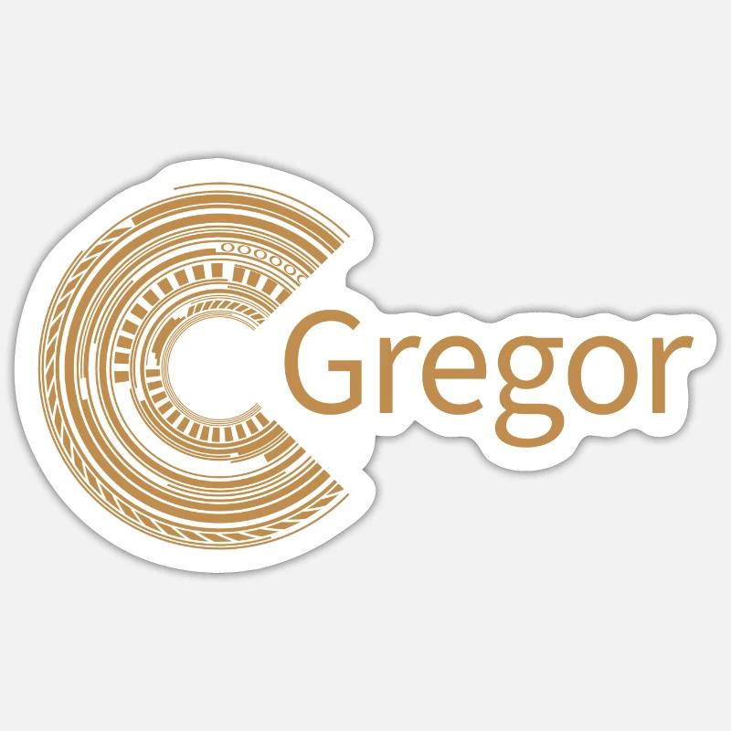 For Gregor - Sticker size S (10 x 10 cm) - white matte