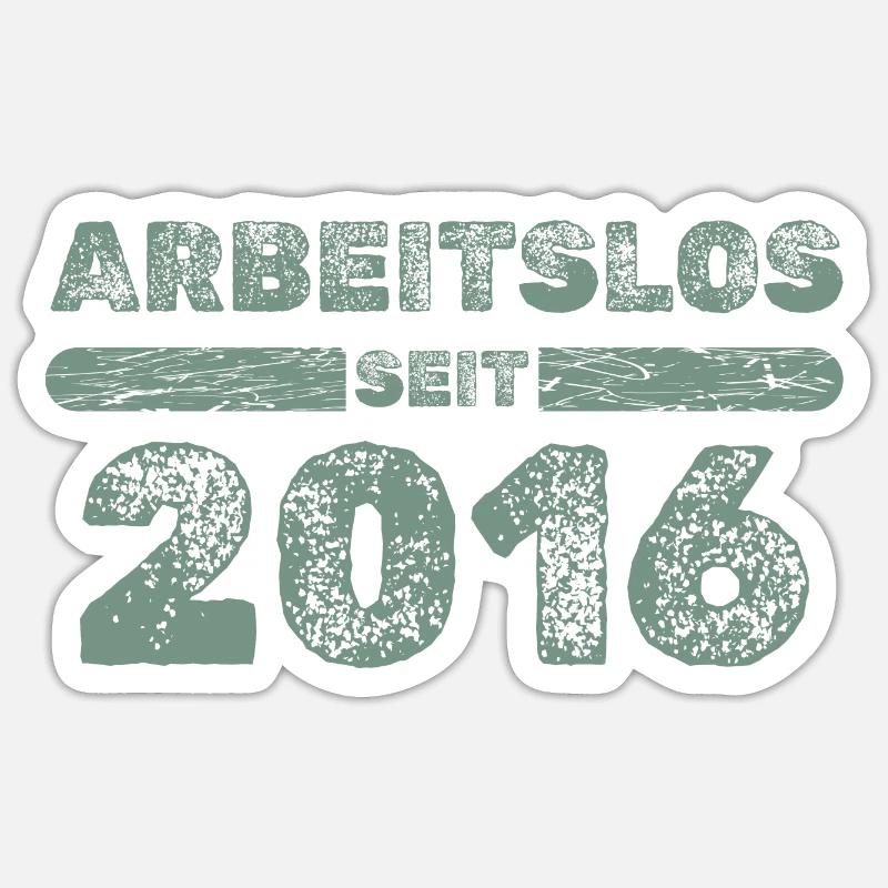 seit 2016 Sticker Größe S (10 x 10 cm)