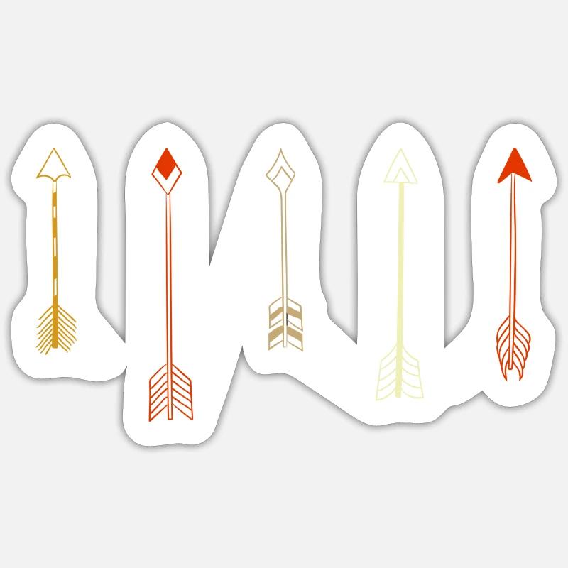 Arrows Archer Target Water Bow Target Target Sticker size S (10 x 10 cm)