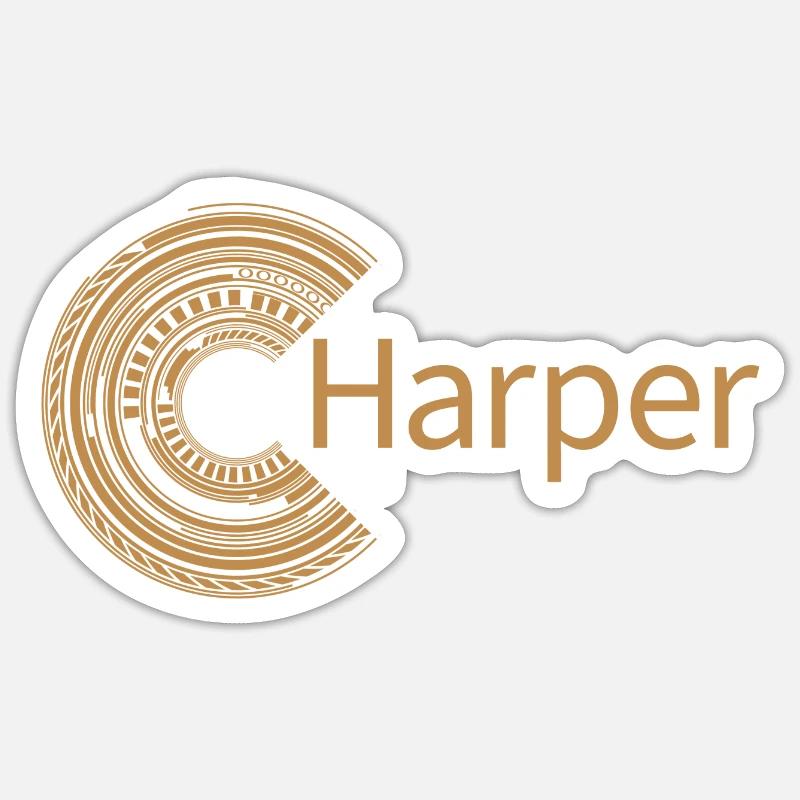 Pour Harper Sticker taille S (10 x 10 cm)