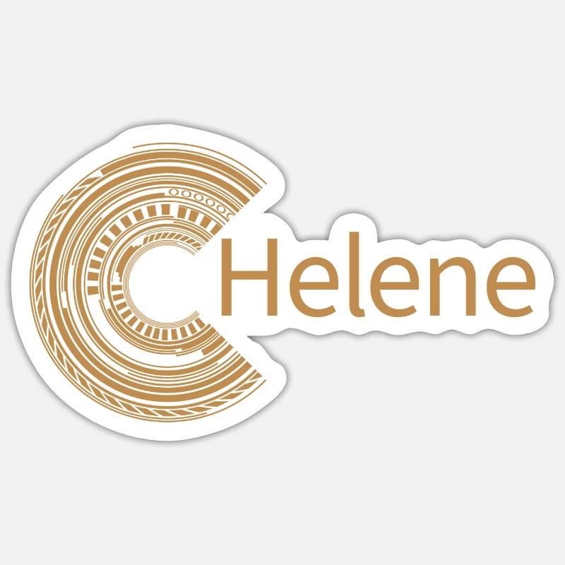 Pour Hélène Sticker taille S (10 x 10 cm)