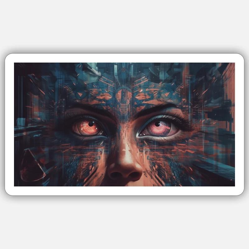 Percée DMT Sticker taille S (10 x 10 cm)