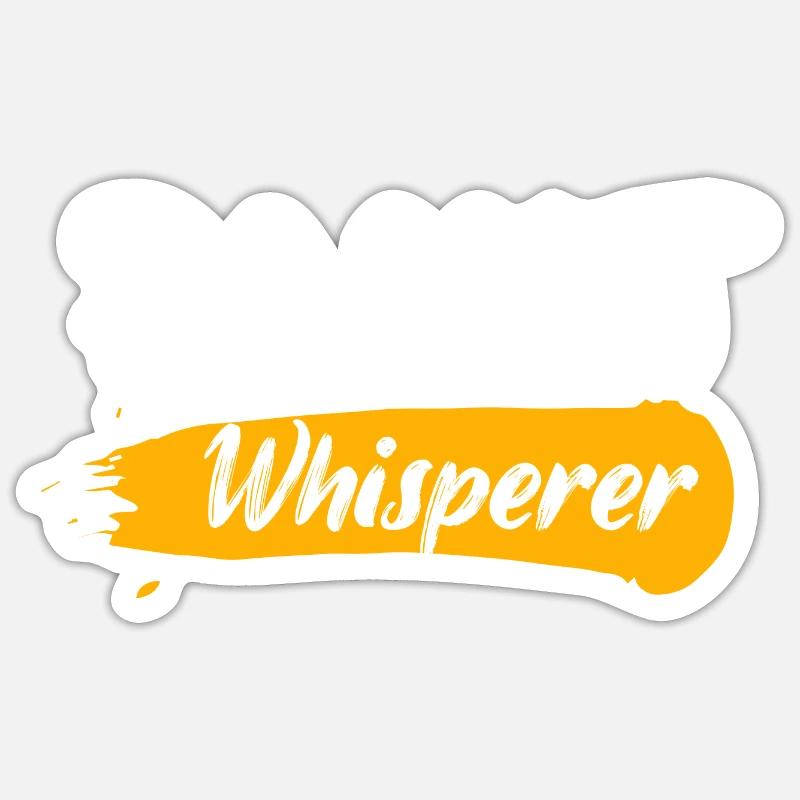 Paint Whisperer Professional Painter Job - Sticker Größe S (10 x 10 cm) - Mattweiß