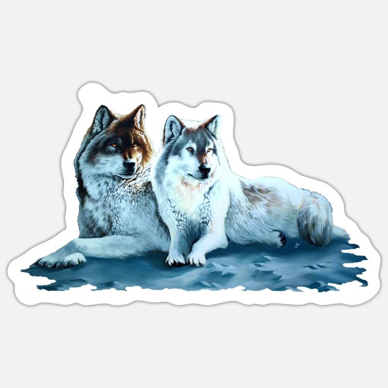 Harmonie1 - Sticker taille S (10 x 10 cm) - blanc mat