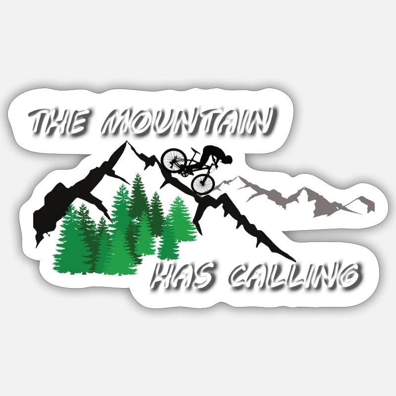 Descente - Sticker taille S (10 x 10 cm) - blanc mat