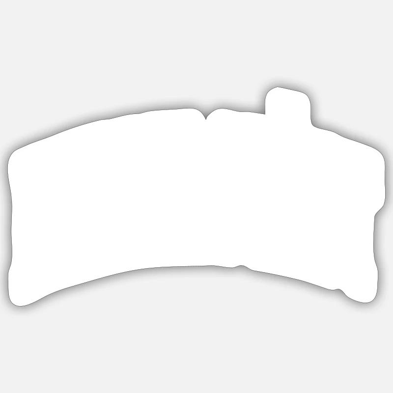 Dingelstädt - Sticker Größe S (10 x 10 cm) - Mattweiß