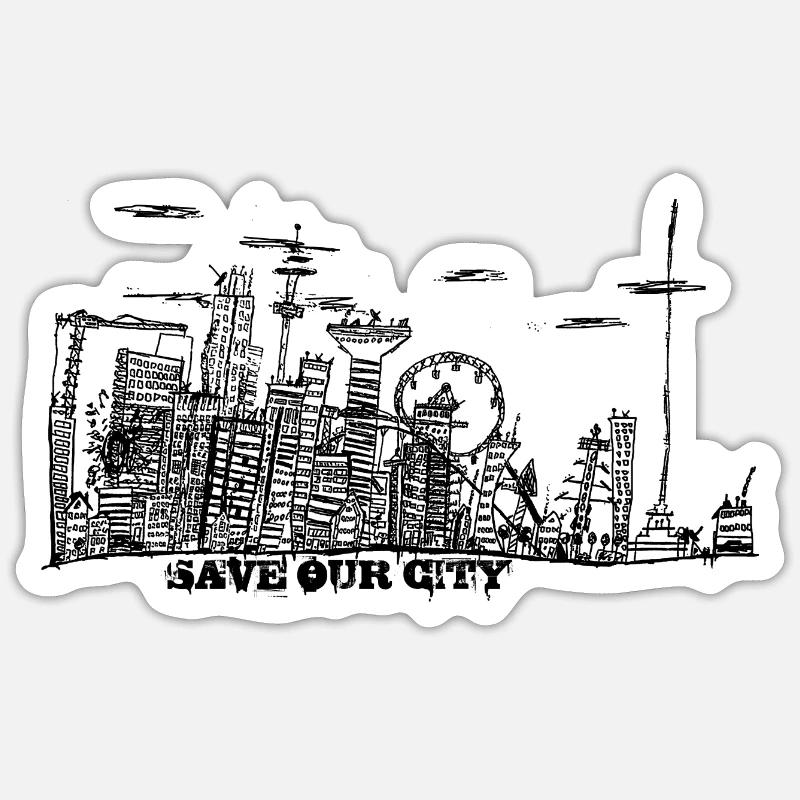 Sticker Größe S (10 x 10 cm) - 
