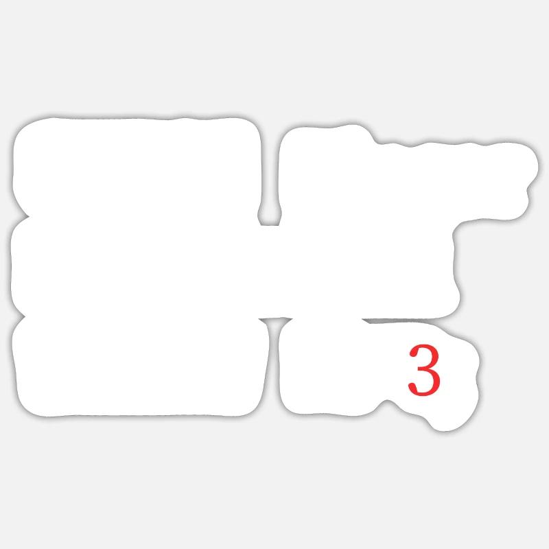 Handauswahl Finger, Lustiger Code. Programmierer-Sprache - Sticker Größe S (10 x 10 cm) - Mattweiß