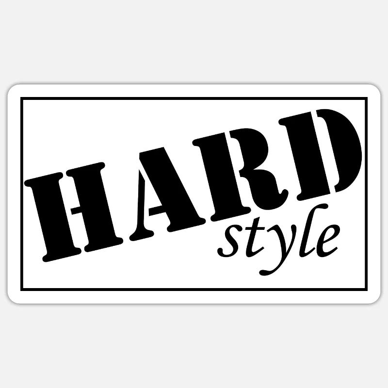 Danse Musique de danse - Sticker taille S (10 x 10 cm) - blanc mat