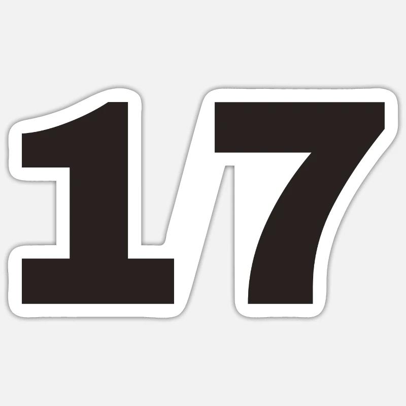 17 Sticker Größe S (10 x 10 cm)