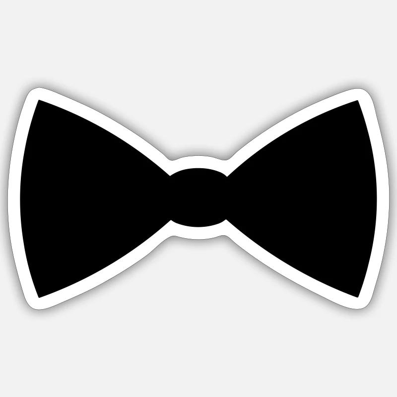 Noeud papillon Sticker taille S (10 x 10 cm)