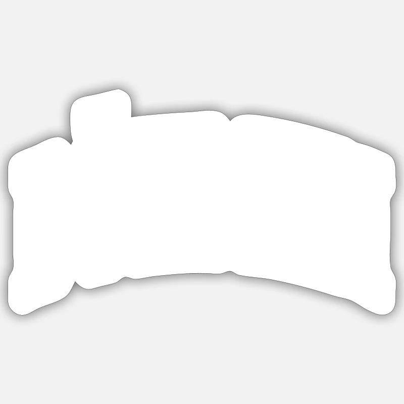 Bohemia - Sticker size S (10 x 10 cm) - white matte