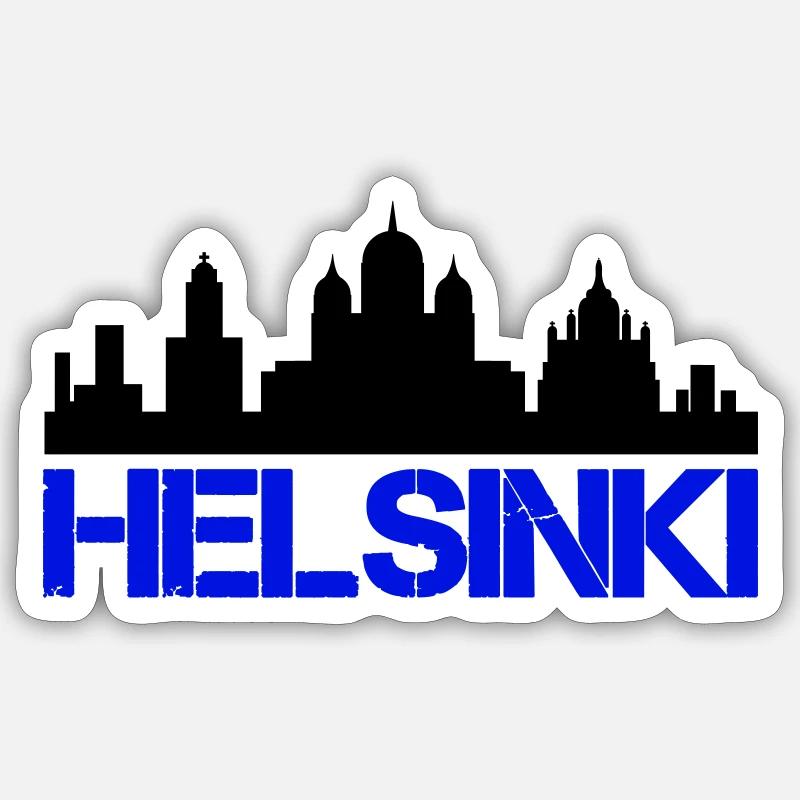Helsinki Sticker taille S (10 x 10 cm)