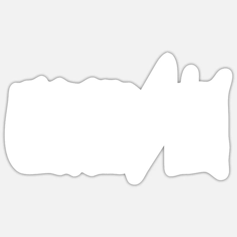 Chopin - Sticker size S (10 x 10 cm) - white matte