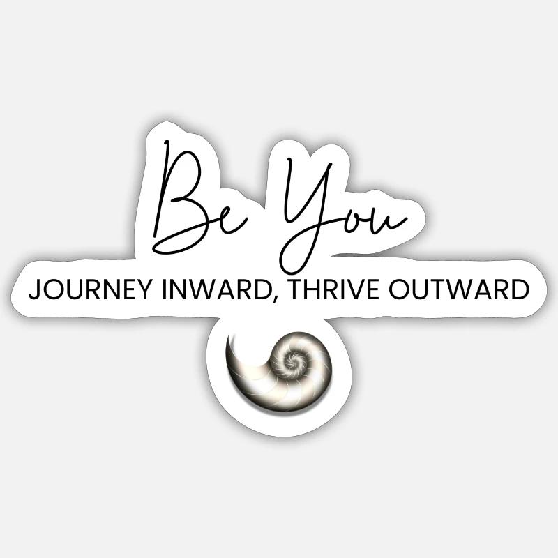 Be yourself Sticker size S (10 x 10 cm)