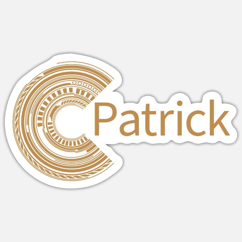 Pour Patrick Sticker taille S (10 x 10 cm)