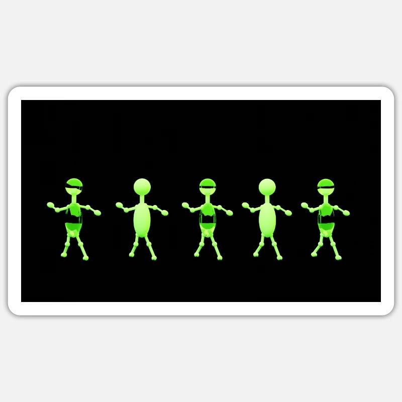 Chiffres - Sticker taille S (10 x 10 cm) - blanc mat
