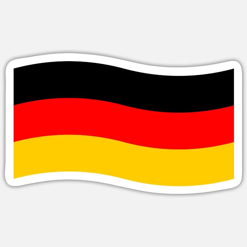 Germany Sticker Größe S (10 x 10 cm)