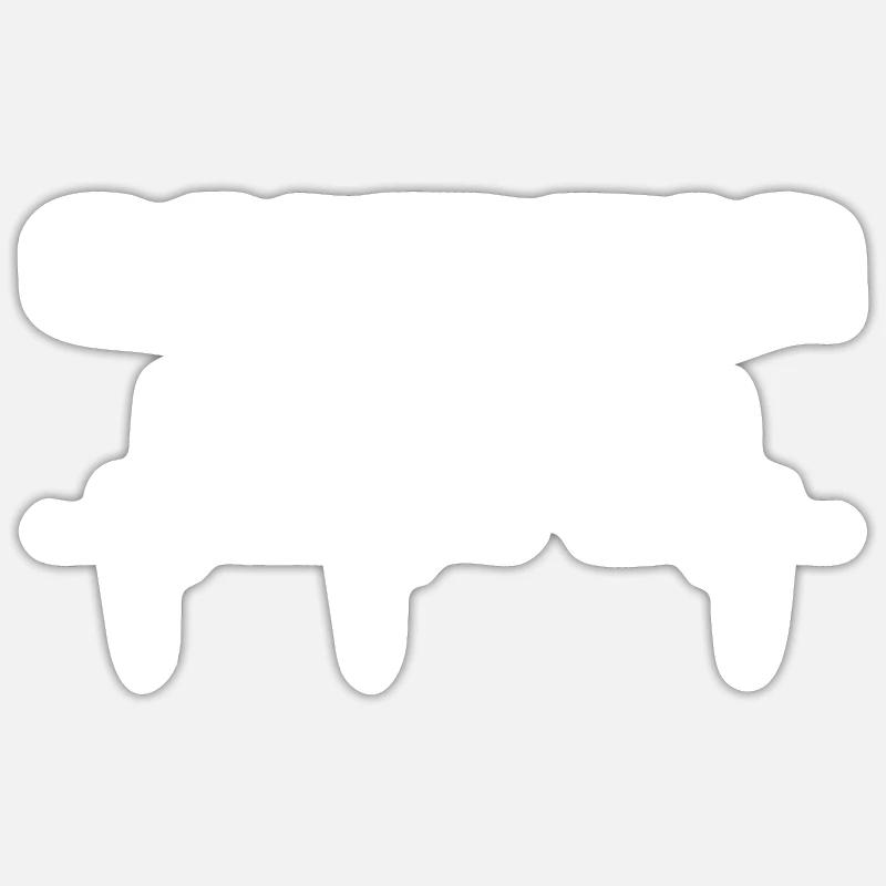 Camping - Sticker Größe S (10 x 10 cm) - Mattweiß
