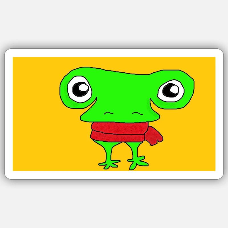 Géraldine Drapeau - Sticker taille S (10 x 10 cm) - blanc mat