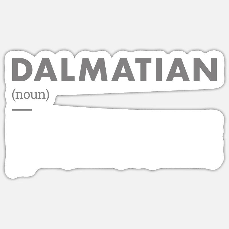 Dalmatian Definition Sticker Größe S (10 x 10 cm)