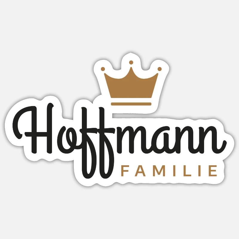 Hoffmann-Familie Sticker Größe S (10 x 10 cm)