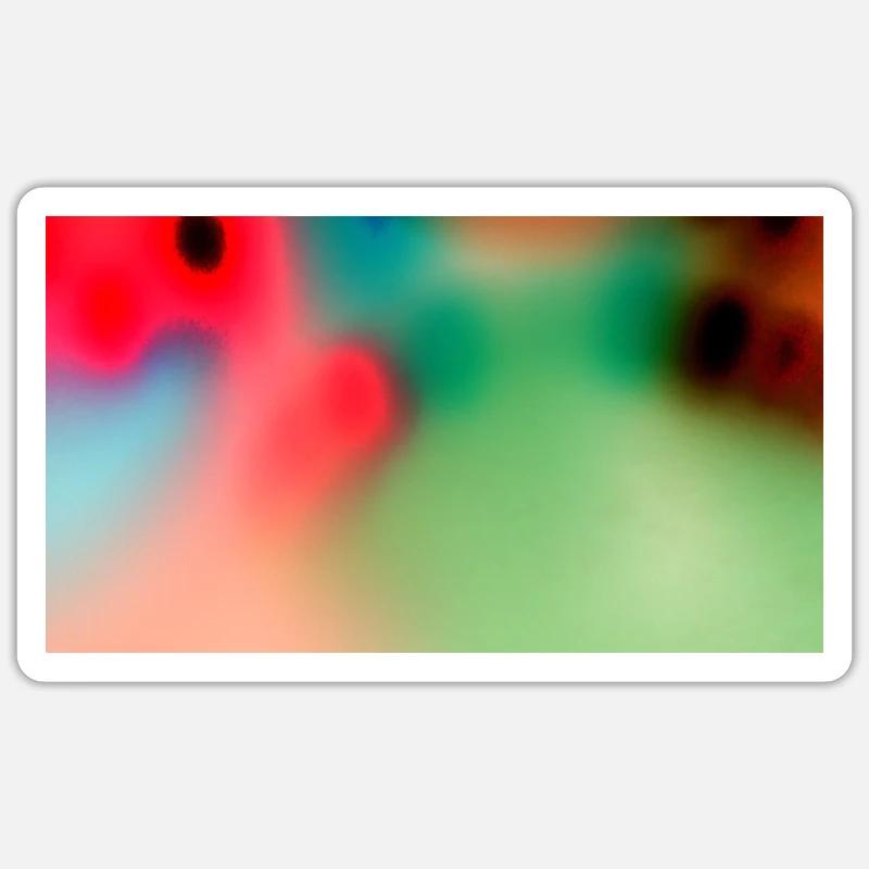 Étoile heureuse Sticker taille S (10 x 10 cm)