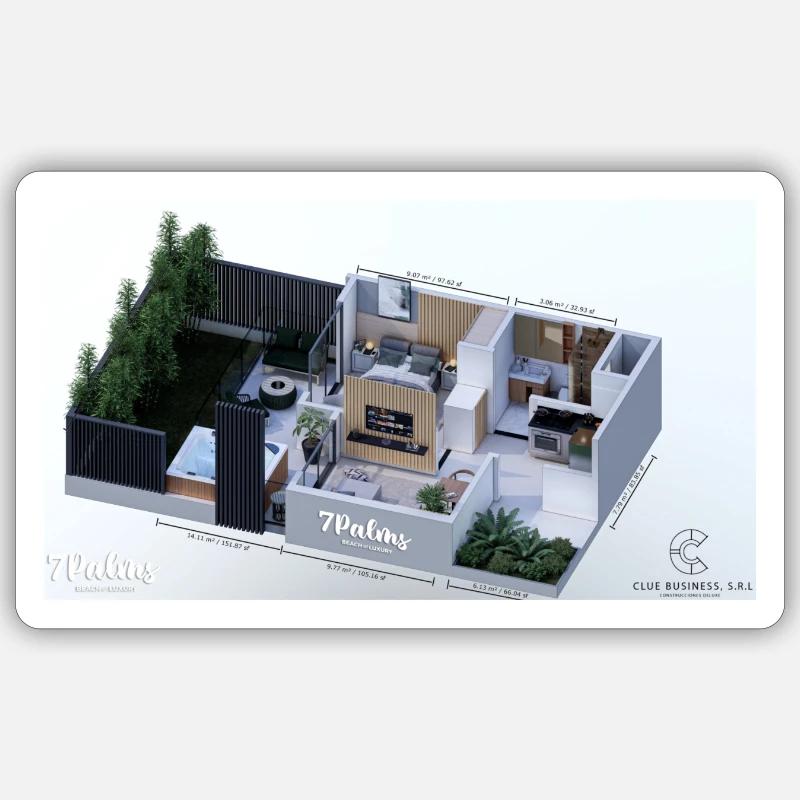 Sticker Größe S (10 x 10 cm) - 