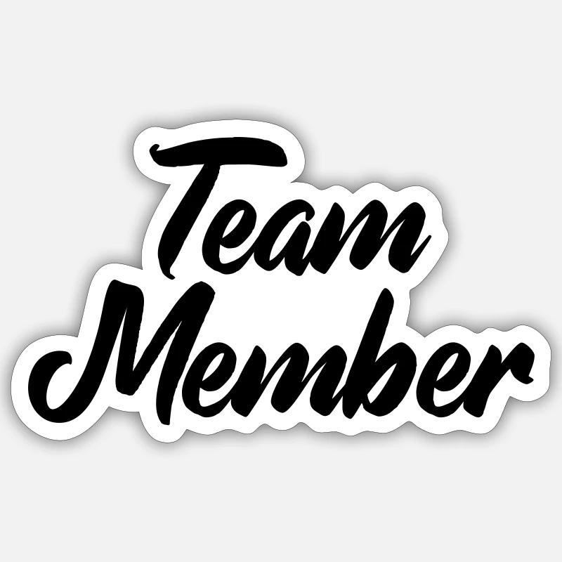 Équipier - Sticker taille S (10 x 10 cm) - blanc mat
