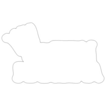 Geschenk für Martina - Sticker Größe S (10 x 10 cm) - Mattweiß - Vorne