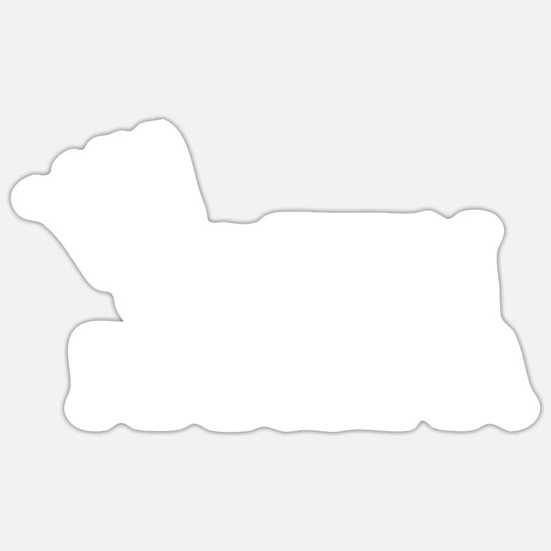 Cadeau pour Martina - Sticker taille S (10 x 10 cm) - blanc mat