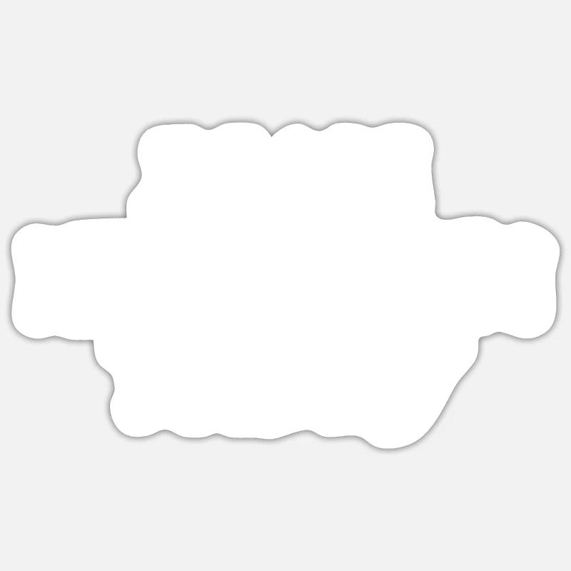 Man Behaving Dadly - Sticker size S (10 x 10 cm) - white matte