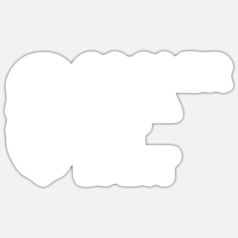 Papa Vater Bärtig Bartträger Schnurrbart Bart - Sticker Größe S (10 x 10 cm) - Mattweiß