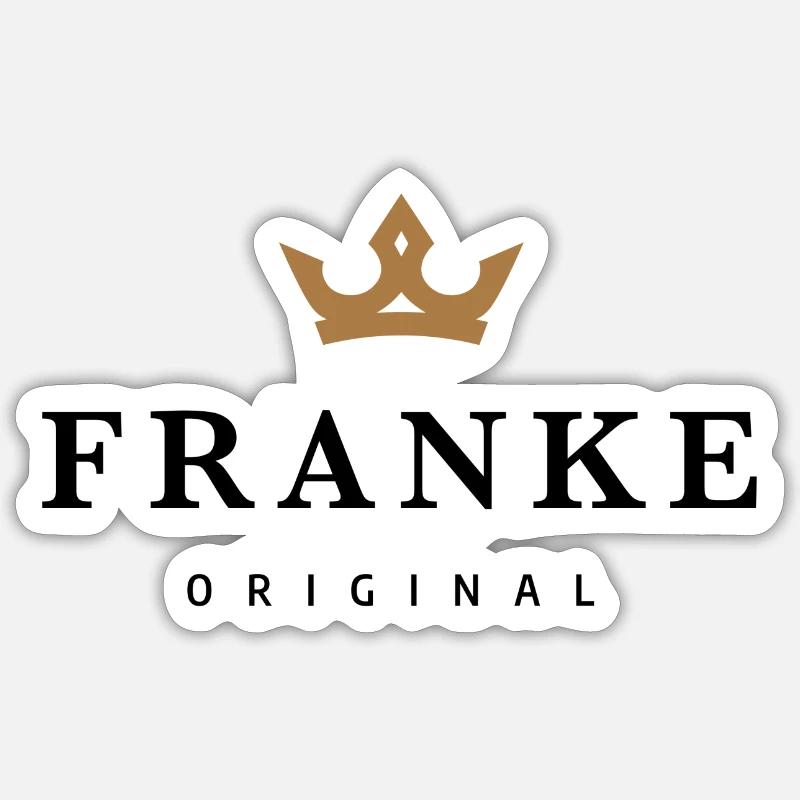Frank - Sticker size S (10 x 10 cm) - white matte