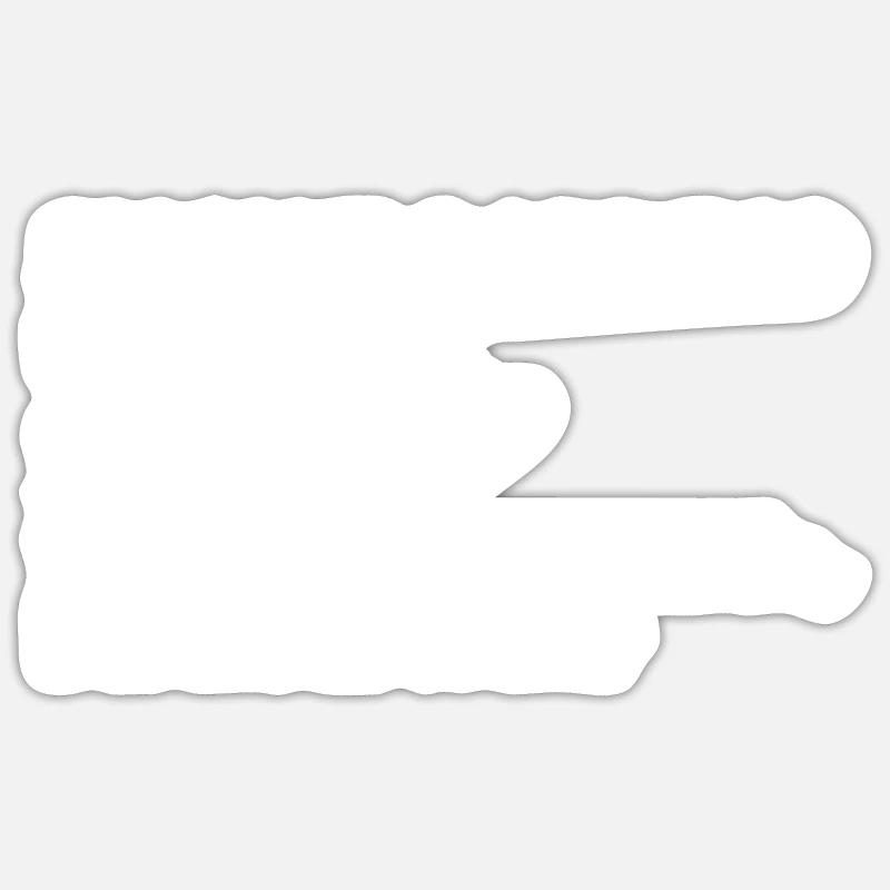 Sport Oncle Snowboard - Sticker taille S (10 x 10 cm) - blanc mat