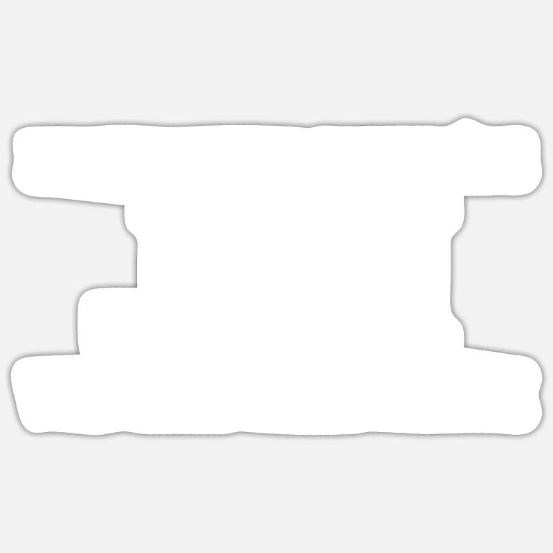 Jan Name Design - Sticker Größe S (10 x 10 cm) - Mattweiß