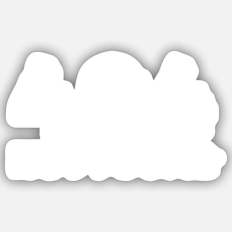 Error 404 - Not Found - Sticker size S (10 x 10 cm) - white matte