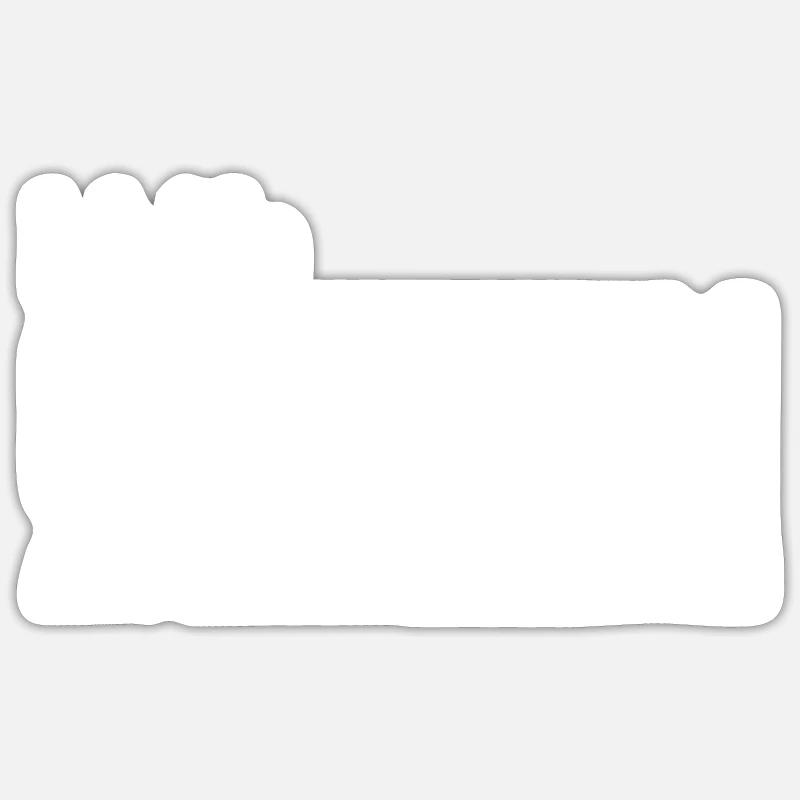 Ich bin Chefin... - Sticker Größe S (10 x 10 cm) - Mattweiß