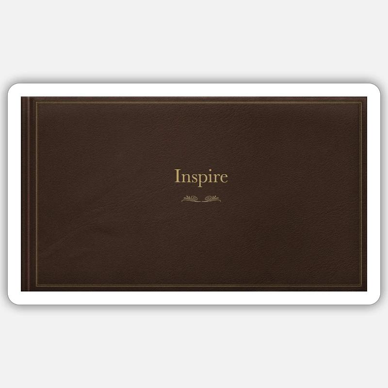 Inspire - Sticker taille S (10 x 10 cm) - blanc mat